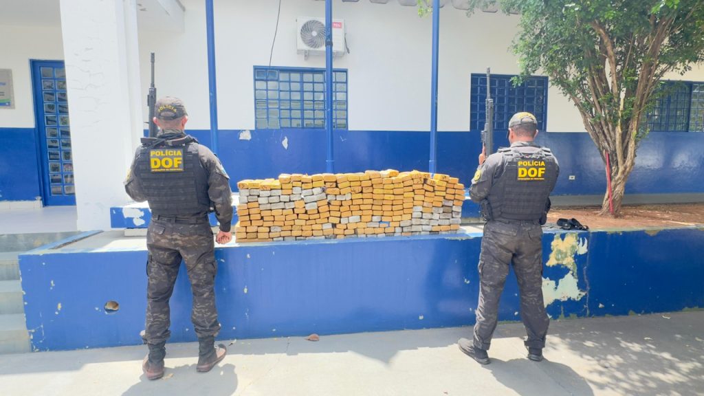 DOF apreende droga em meio a carga de embalagens plásticas que seguia para o Pará DOF apreende droga em meio a carga de embalagens plásticas que seguia para o Pará